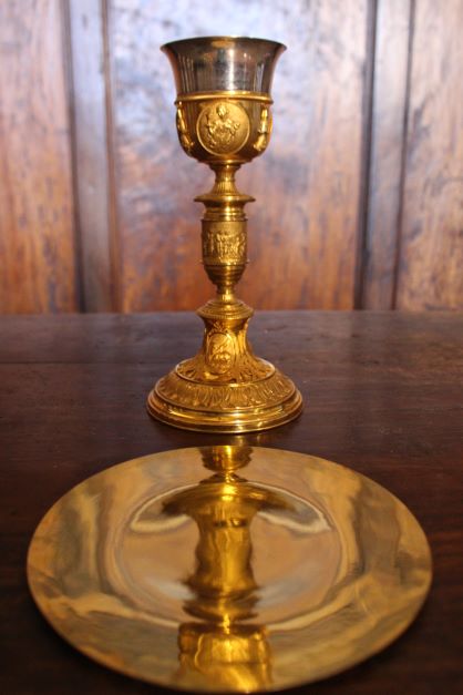 calice, elemento d'insieme - bottega umbra (sec. XVIII)