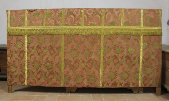 paliotto, coppia - bottega umbra (sec. XVII)