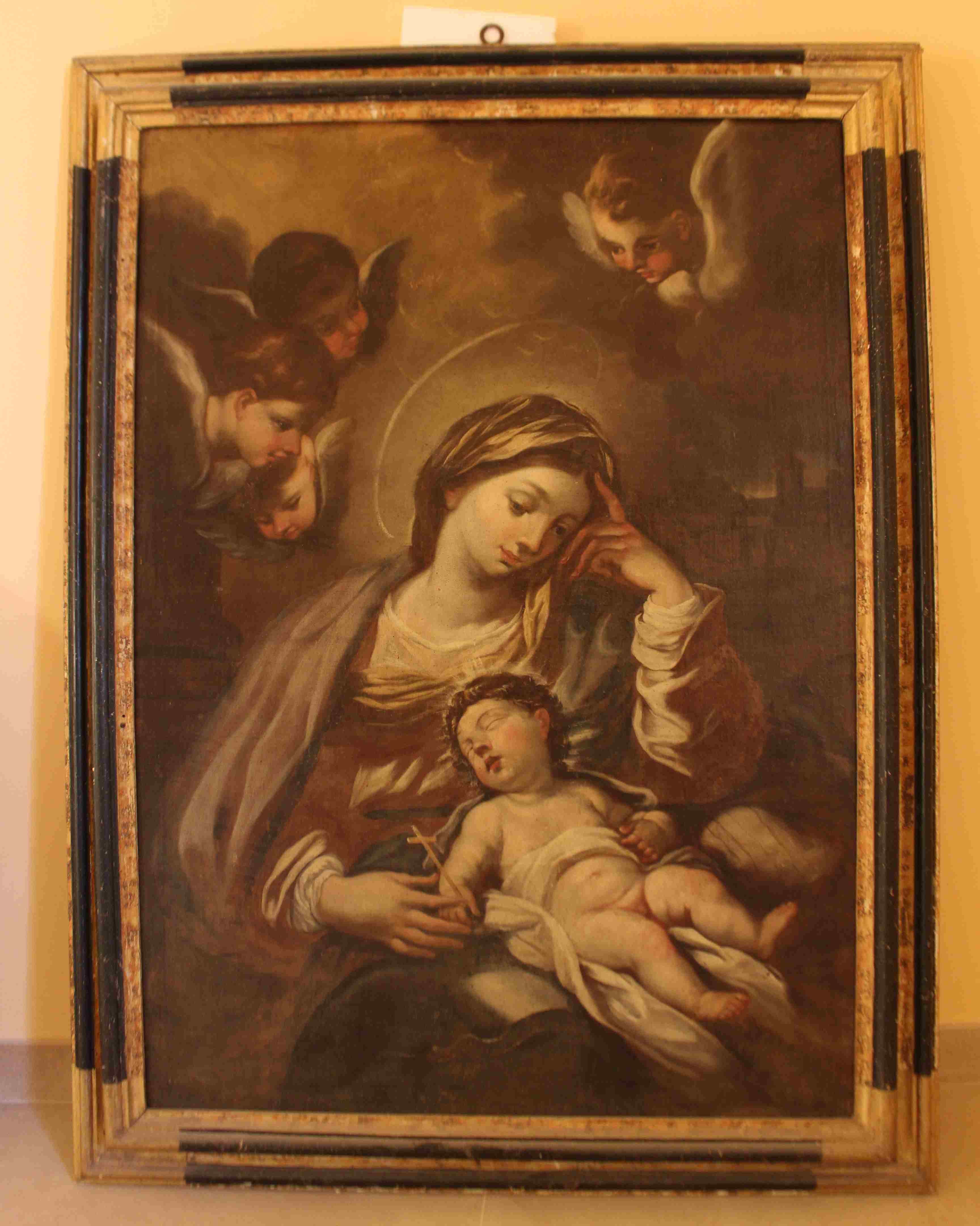 Madonna con Bambino (dipinto, opera isolata) - ambito Italia centrale (seconda metà sec. XVII)
