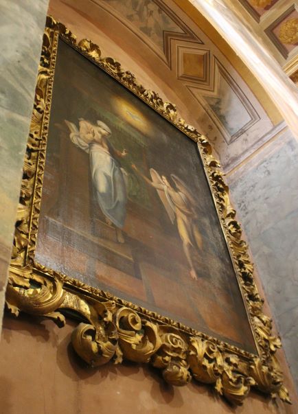 cornice di dipinto, opera isolata - bottega Italia centrale (primo quarto sec. XVII)