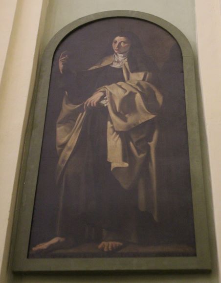 Santa Teresa (dipinto, elemento d'insieme) di Polinori Andrea (attribuito) (sec. XVII)