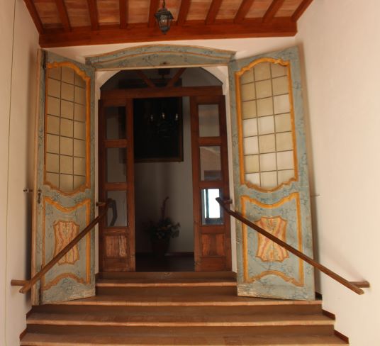 porta, elemento d'insieme - bottega umbra (sec. XVIII)