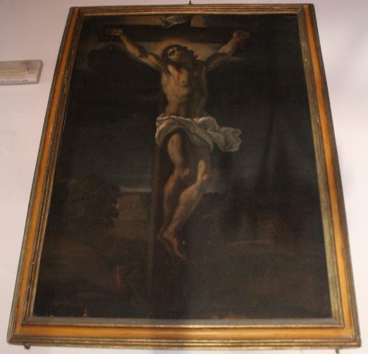 Cristo crocifisso (dipinto, opera isolata) - ambito umbro (sec. XVII)