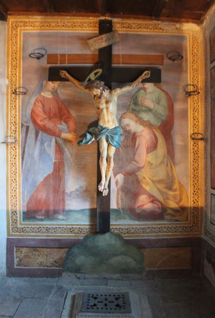 crocifisso, elemento d'insieme di Polinori Andrea (sec. XVIII)