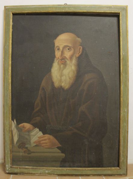 Ritratto di frate (dipinto, opera isolata) - ambito umbro (sec. XVIII)