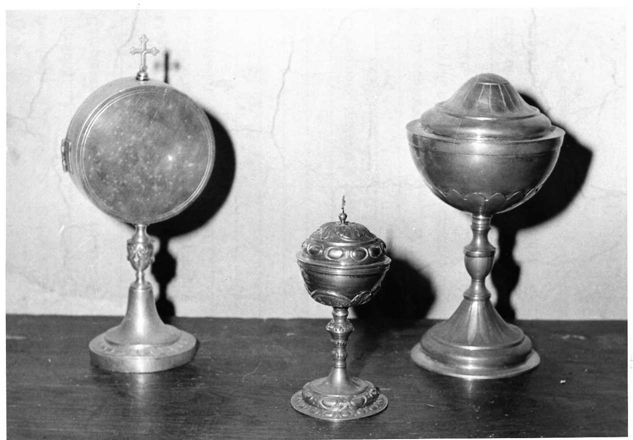 soggetto assente (pisside, opera isolata) - bottega umbra (sec. XIX)