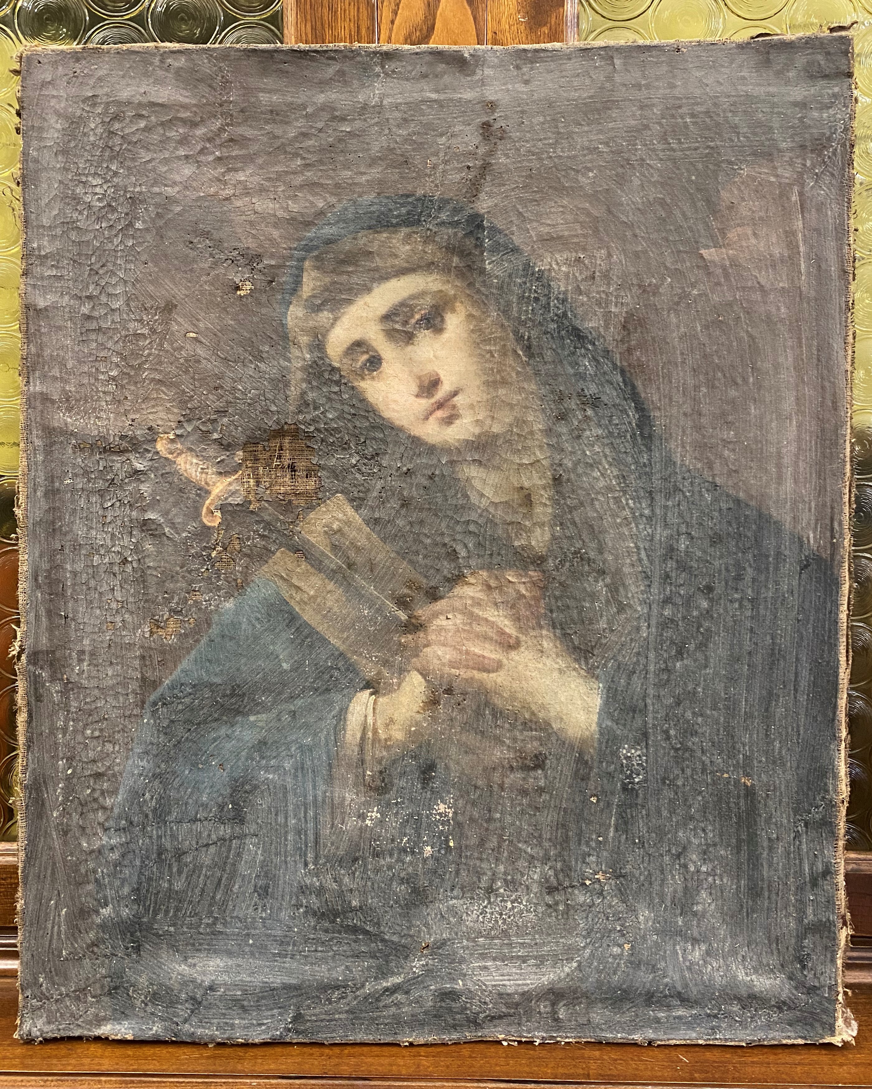 Madonna Addolorata (dipinto, opera isolata) - ambito umbro (sec. XVIII)