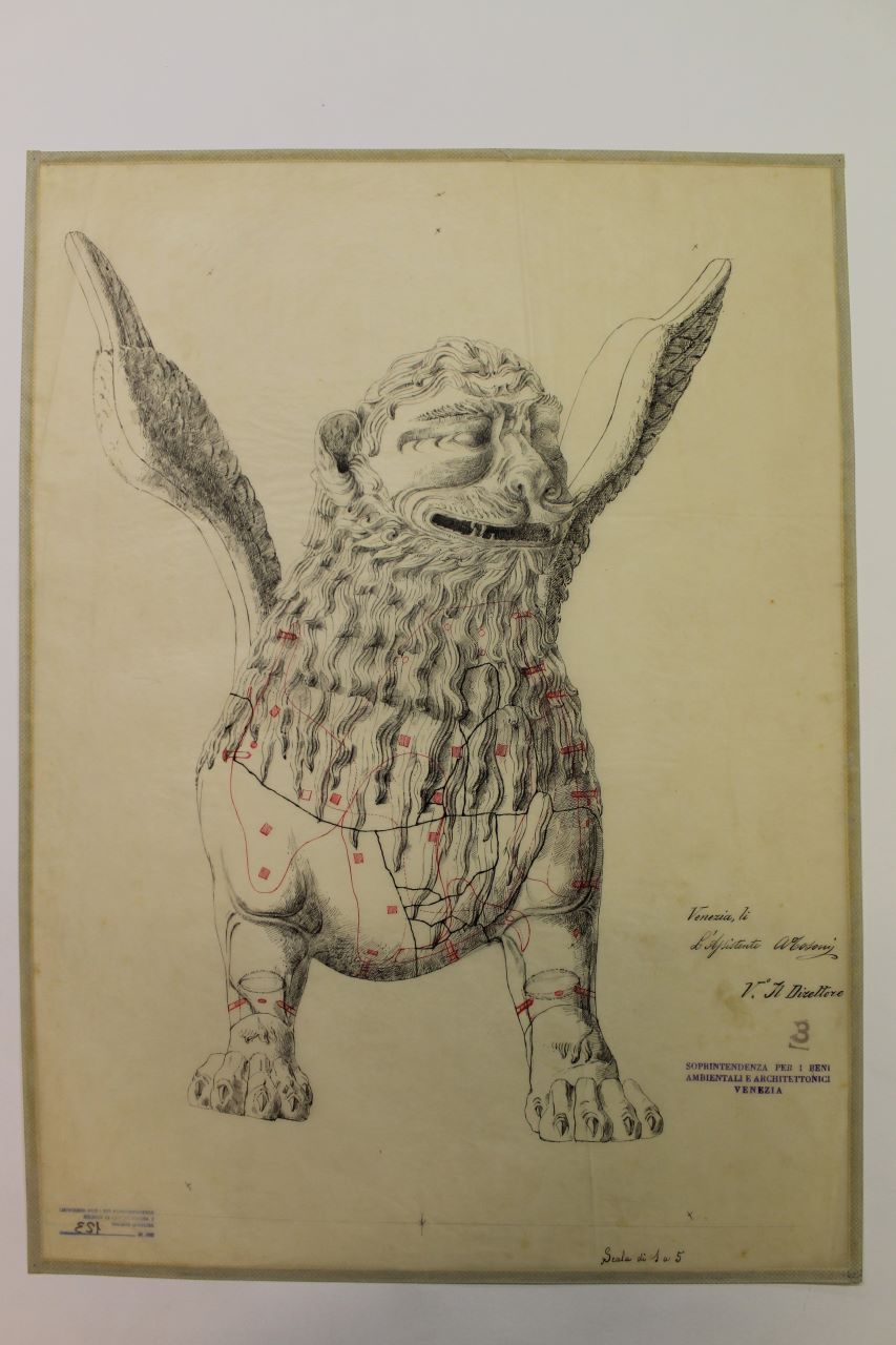 Piazzetta San Marco (disegno) di Tosoni Antonio (fine XIX)