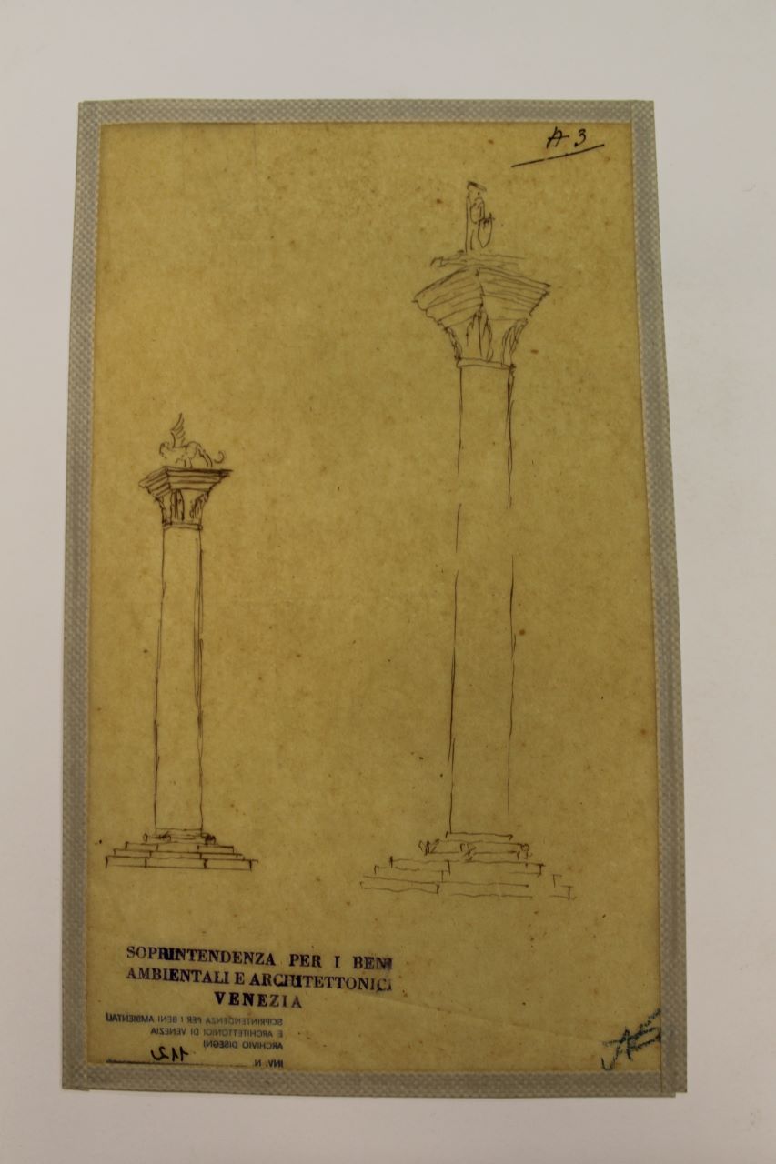 Piazzetta San Marco (disegno architettonico) - ambito italiano (fine/ inizio XIX-XX)