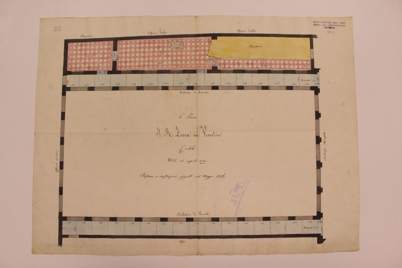 I.R. Zecca (disegno architettonico) - ambito italiano (metà XIX)