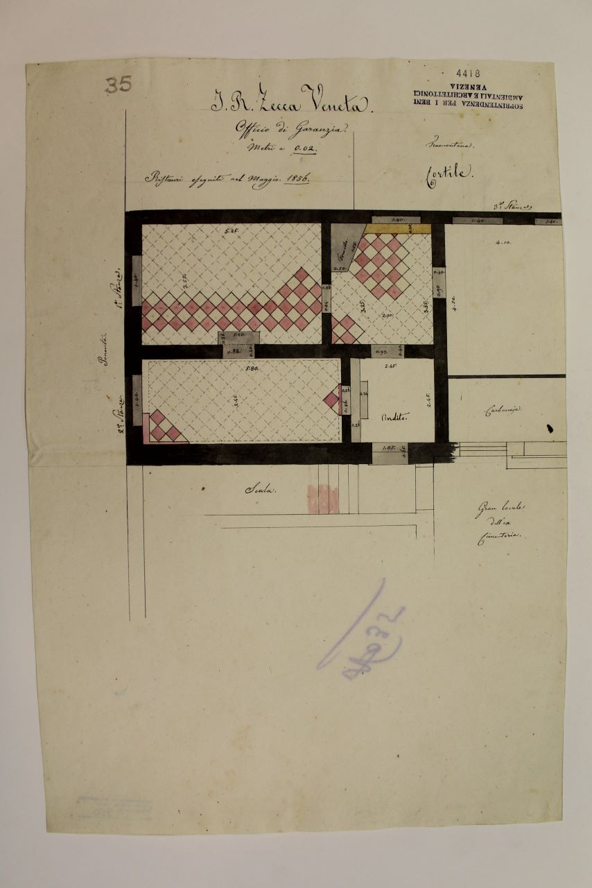 I.R. Zecca (disegno architettonico) - ambito italiano (metà XIX)
