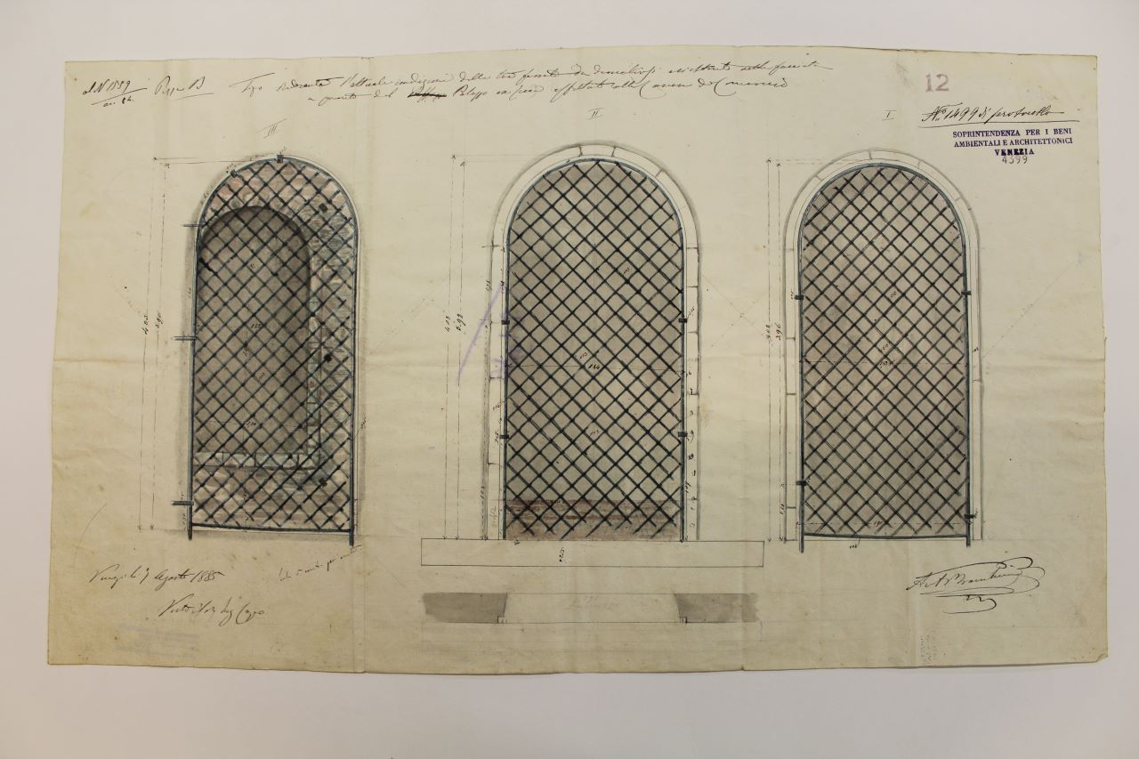 I.R. Zecca (disegno architettonico) di Branchini Antonio (ultimo quarto XIX)