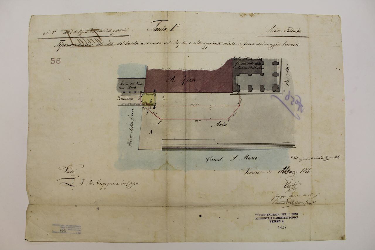 I.R. Zecca (disegno architettonico) di Martorello Giuseppe (terzo quarto XIX)
