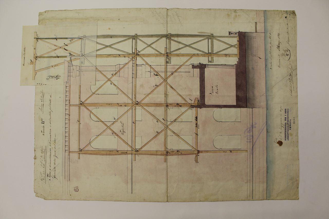 I.R. Zecca (disegno architettonico) di Martorello Giuseppe (terzo quarto XIX)