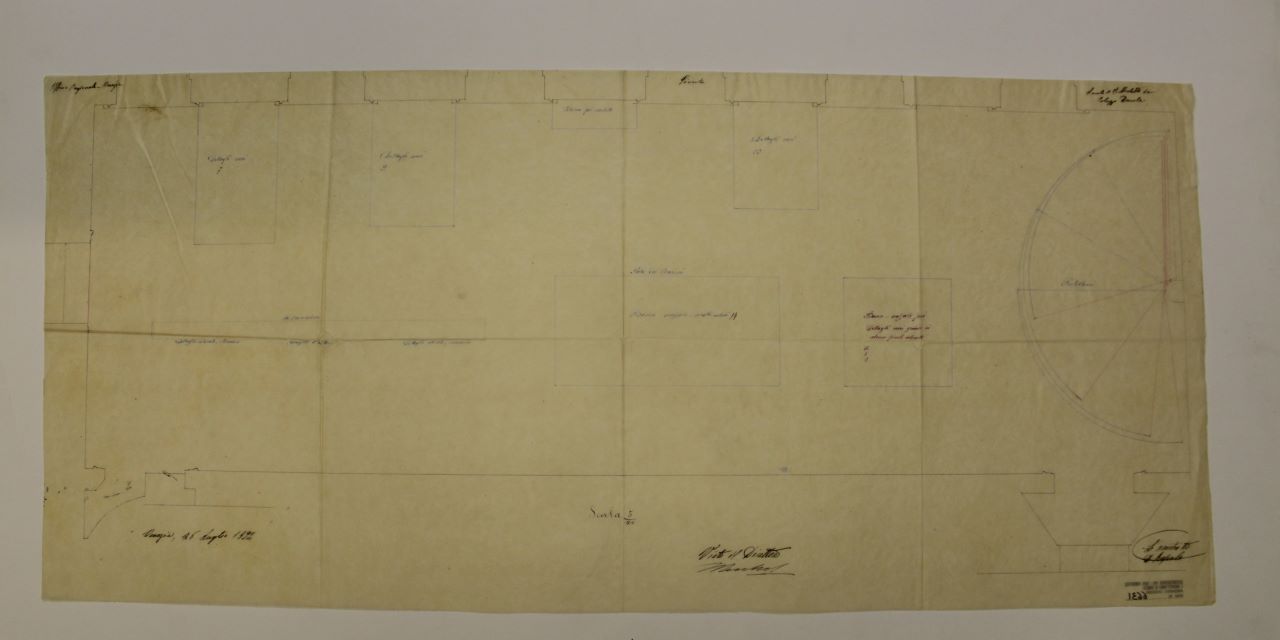 Palazzo Ducale (disegno architettonico) di Rupolo Domenico, Berchet, Federico (fine XIX)