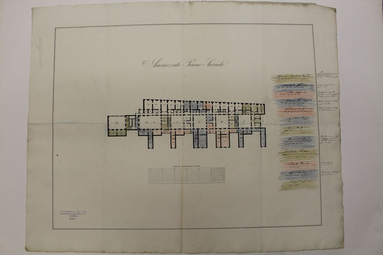 Procuratie Nuove (disegno architettonico) - ambito italiano (ultimo quarto XIX)