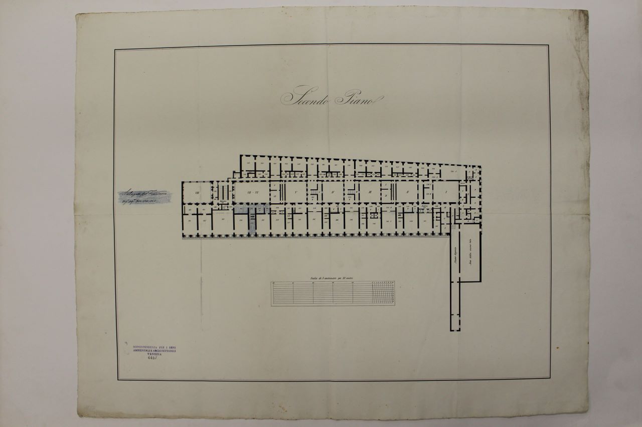Procuratie Nuove (disegno architettonico) - ambito italiano (ultimo quarto XIX)