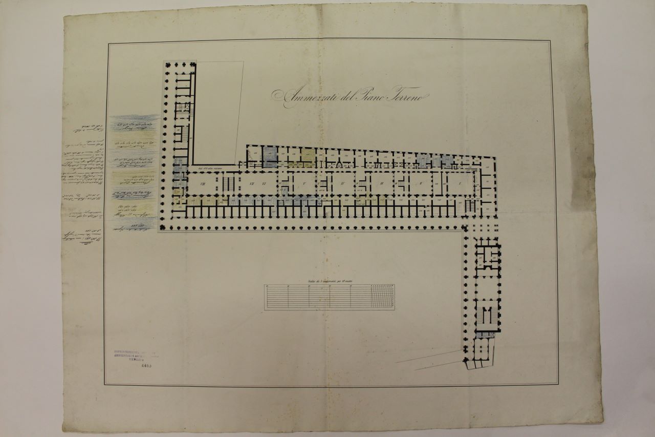 Procuratie Nuove (disegno architettonico) - ambito italiano (ultimo quarto XIX)