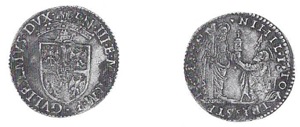 moneta (seconda metà SECOLI/ XVI)