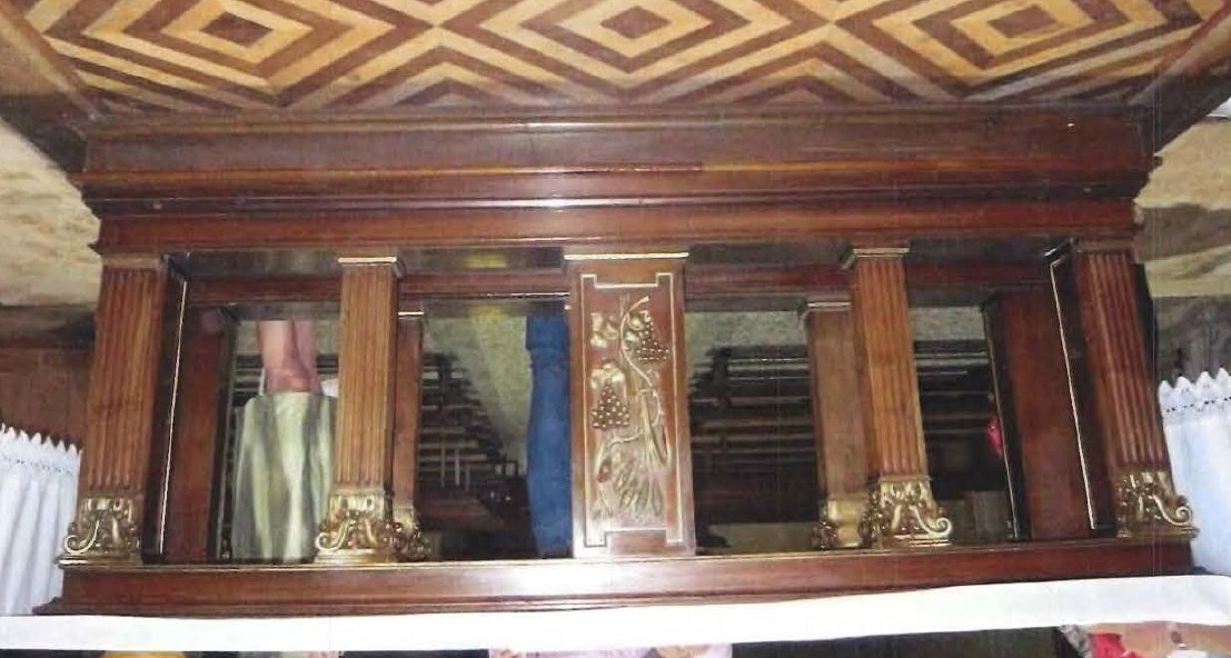 Motivi decorativi vegetali (altare - a mensa, opera isolata) - ambito lombardo (XIX)