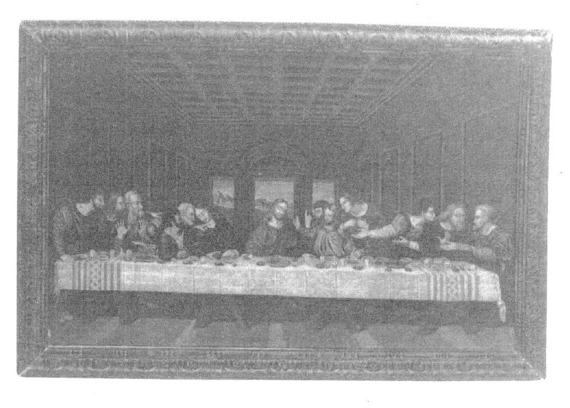 Ultima cena (dipinto) di Benzoni Pierina (attribuito) (prima metà XX)
