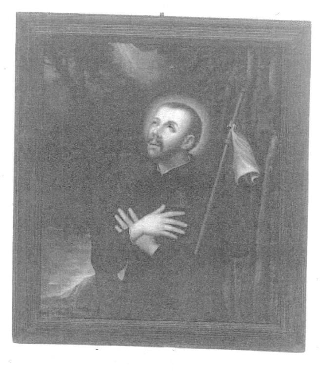 S. Francesco Saverio S. J. nella veste di pellegrino (dipinto, opera isolata) - ambito lombardo (XVII)