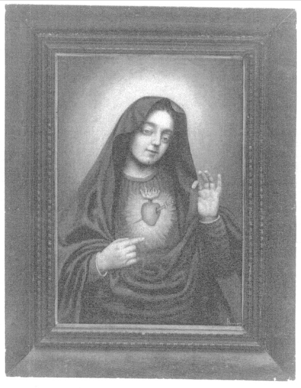 Cuore Immacolato di Maria (dipinto, opera isolata) di Benzoni Pierina (attribuito) (primo quarto XX)