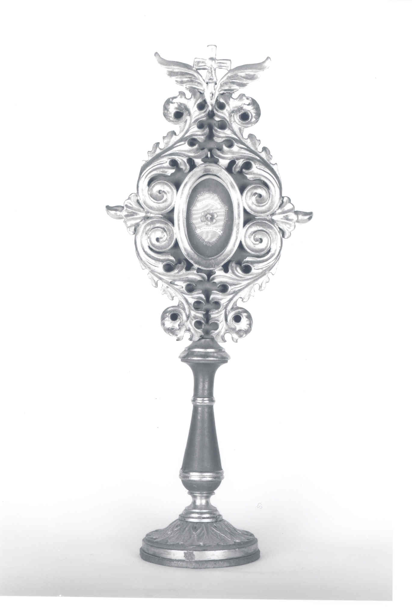 reliquiario - a ostensorio, serie - ambito lombardo (XIX)