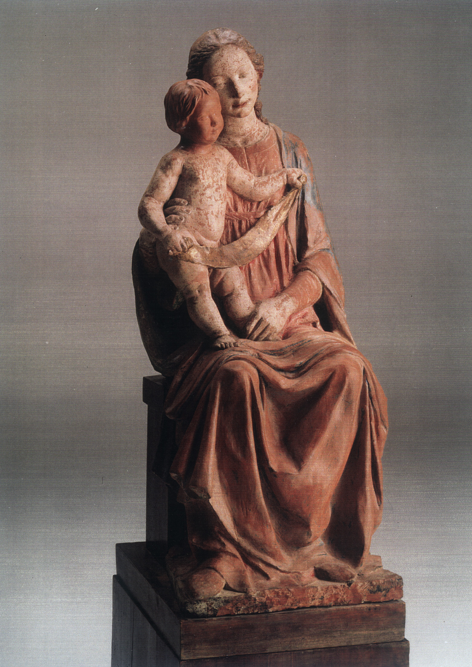 Madonna col Bambino (scultura, opera isolata) di Della Robbia Andrea (secc. XV/ XVI)