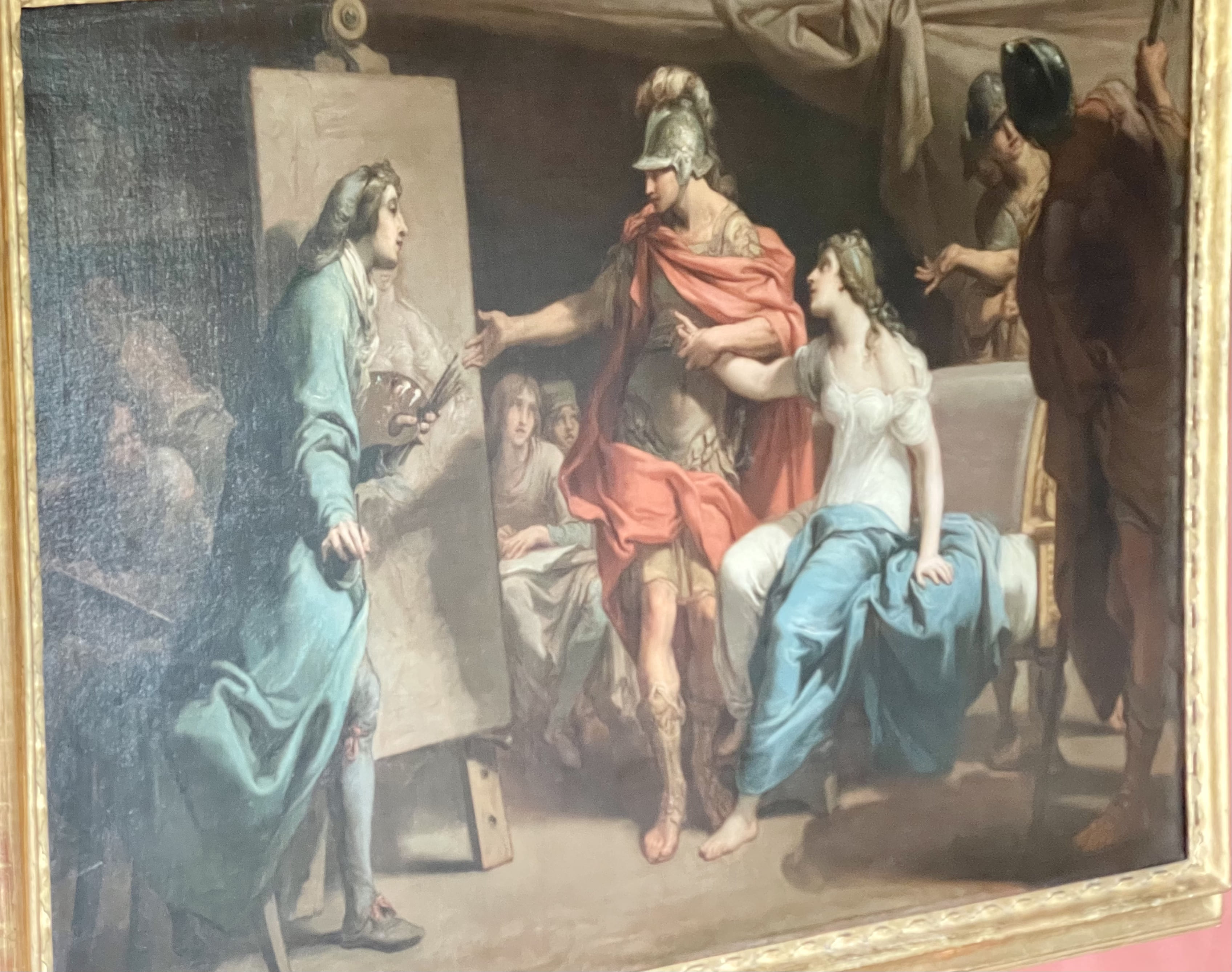 Apelle e Campaspe (dipinto, opera isolata) di Gandolfi Gaetano (sec. XVIII)