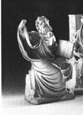 apostolo (calco di scultura, elemento d'insieme) di Pierotti Pietro (attribuito) (sec. XIX)