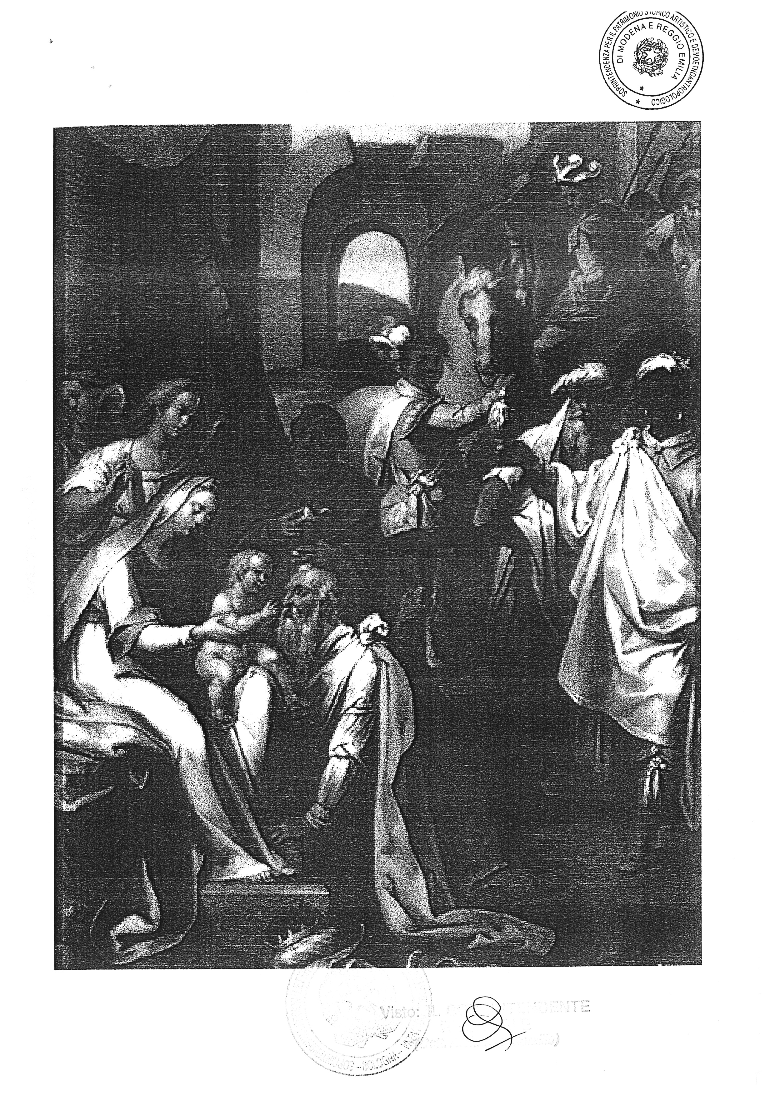 adorazione dei Magi (dipinto, opera isolata) di Passarotti Bartolomeo (sec. XVI)