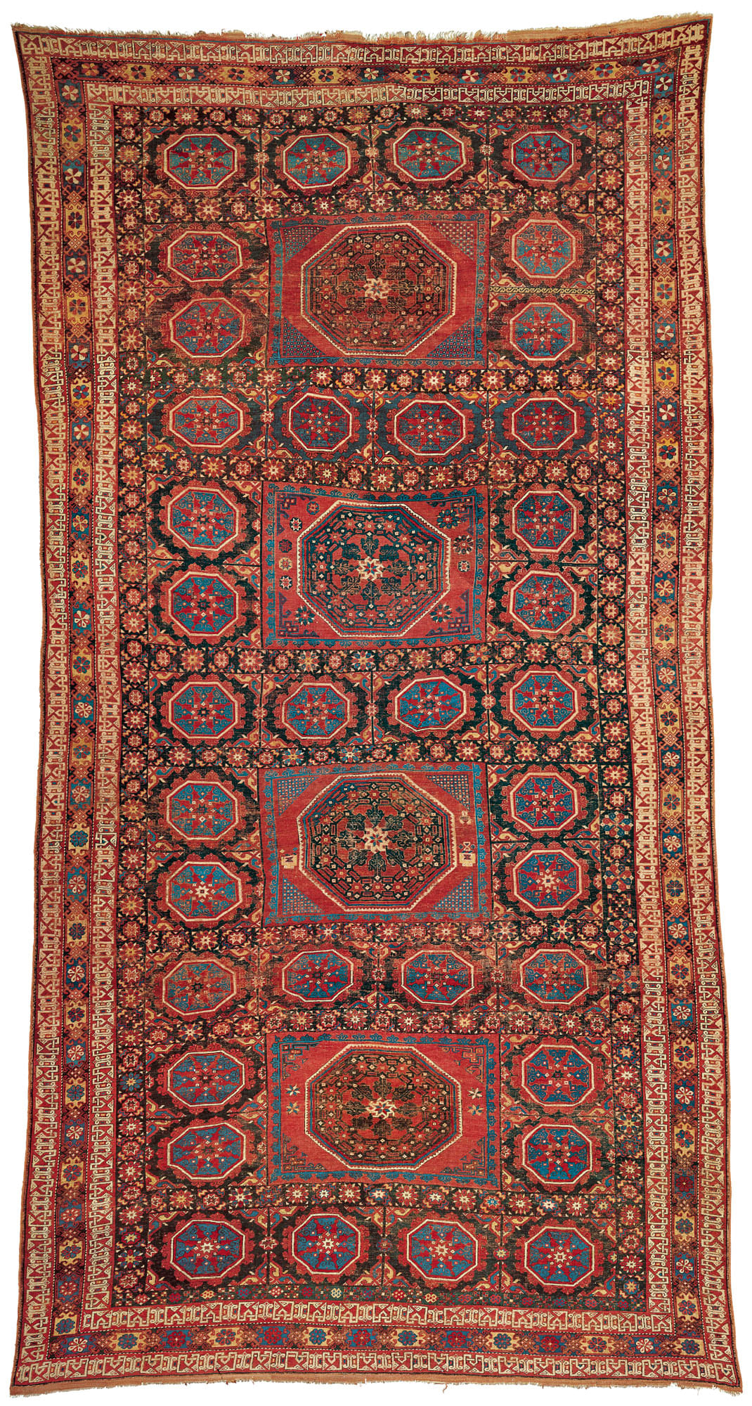 tappeto, opera isolata - manifattura turca (prima metà sec. XV)