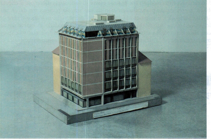 plastico per gli Uffici INA di Parma (modellino architettonico, opera isolata) di Albini Franco (sec. XX)