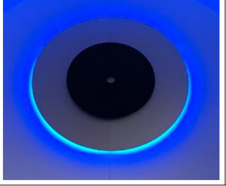 Genesis Light (quadro luminoso) di Vigo Fernanda Enrica Leonia (sec. XXI)