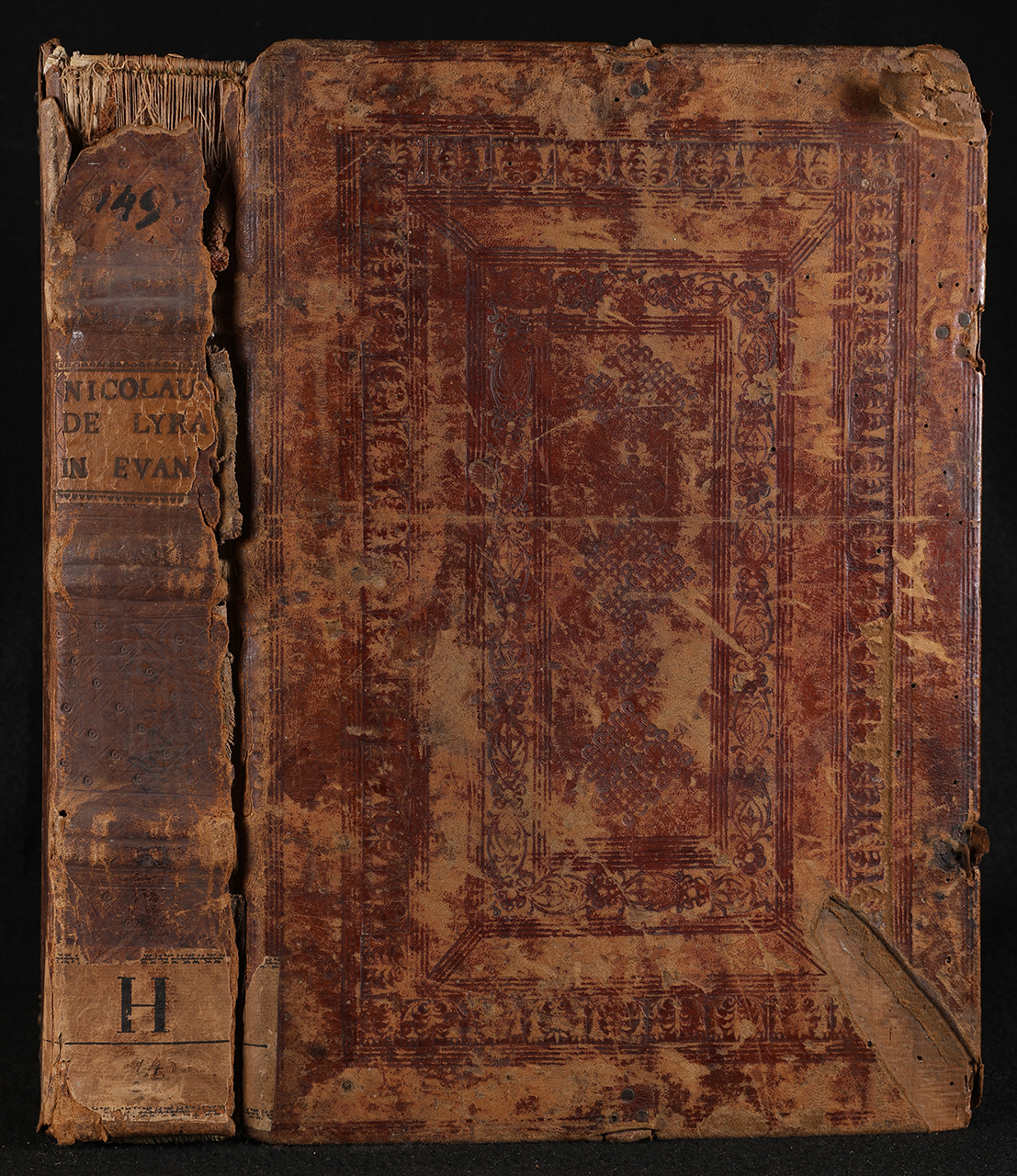 legatura piena, opera isolata - ambito francese (fine/ inizio XV/ XVI)