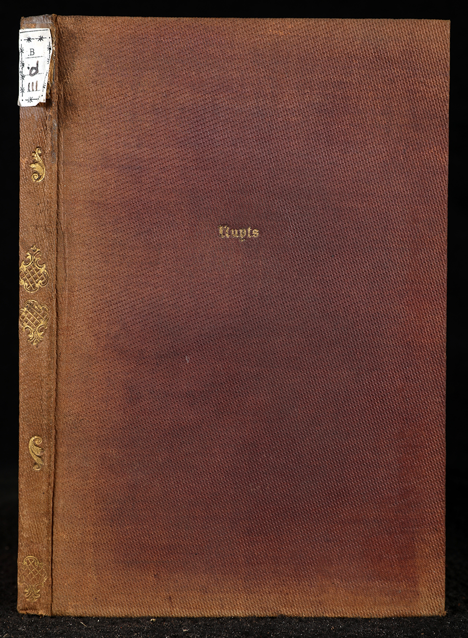 legatura piena, opera isolata - ambito piemontese (seconda metà XIX)