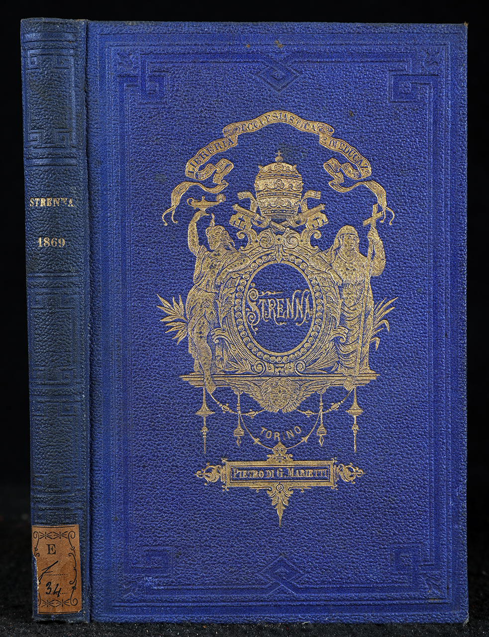 legatura piena, opera isolata - ambito italiano (terzo quarto XIX)