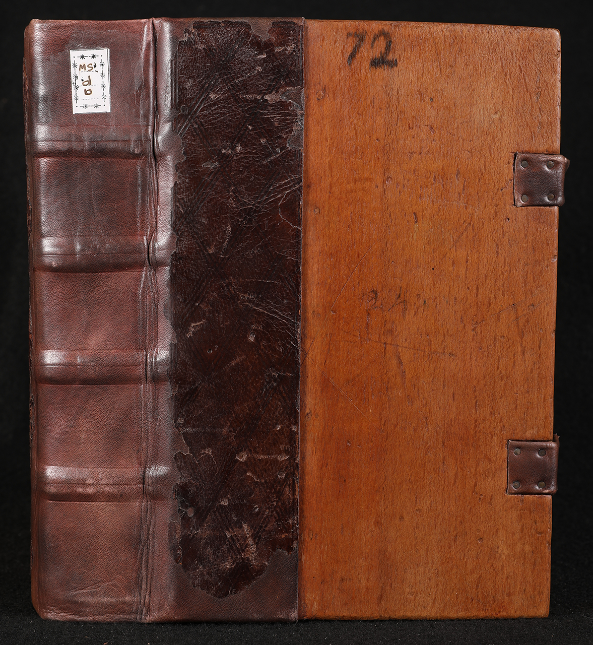 legatura ad assi scoperte, opera isolata - ambito italiano (metà/ metà XIV/ XV)