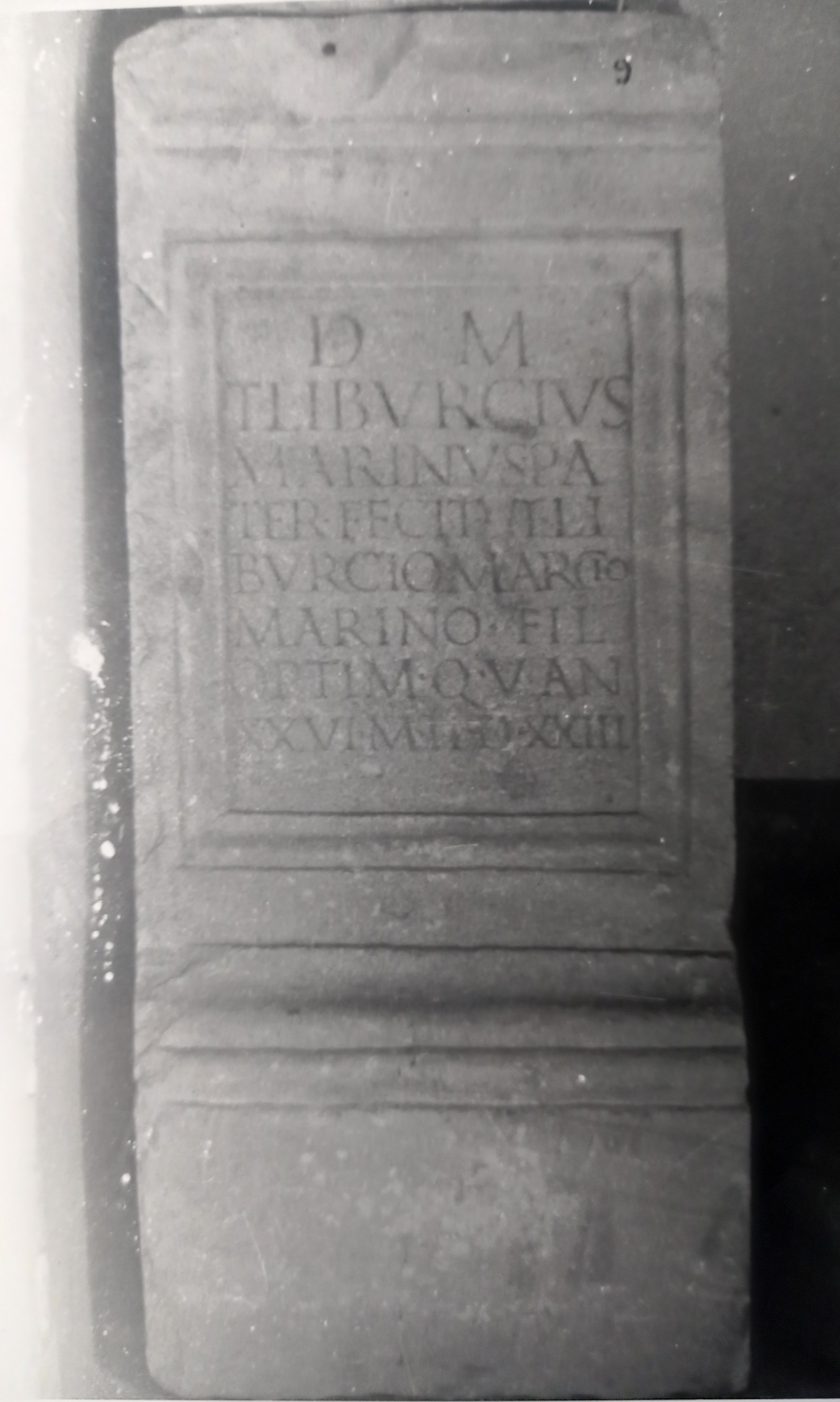 cippo/ funerario, T. Liburcius Marcius Marinus (PERIODIZZAZIONI/ STORIA/ Età antica)