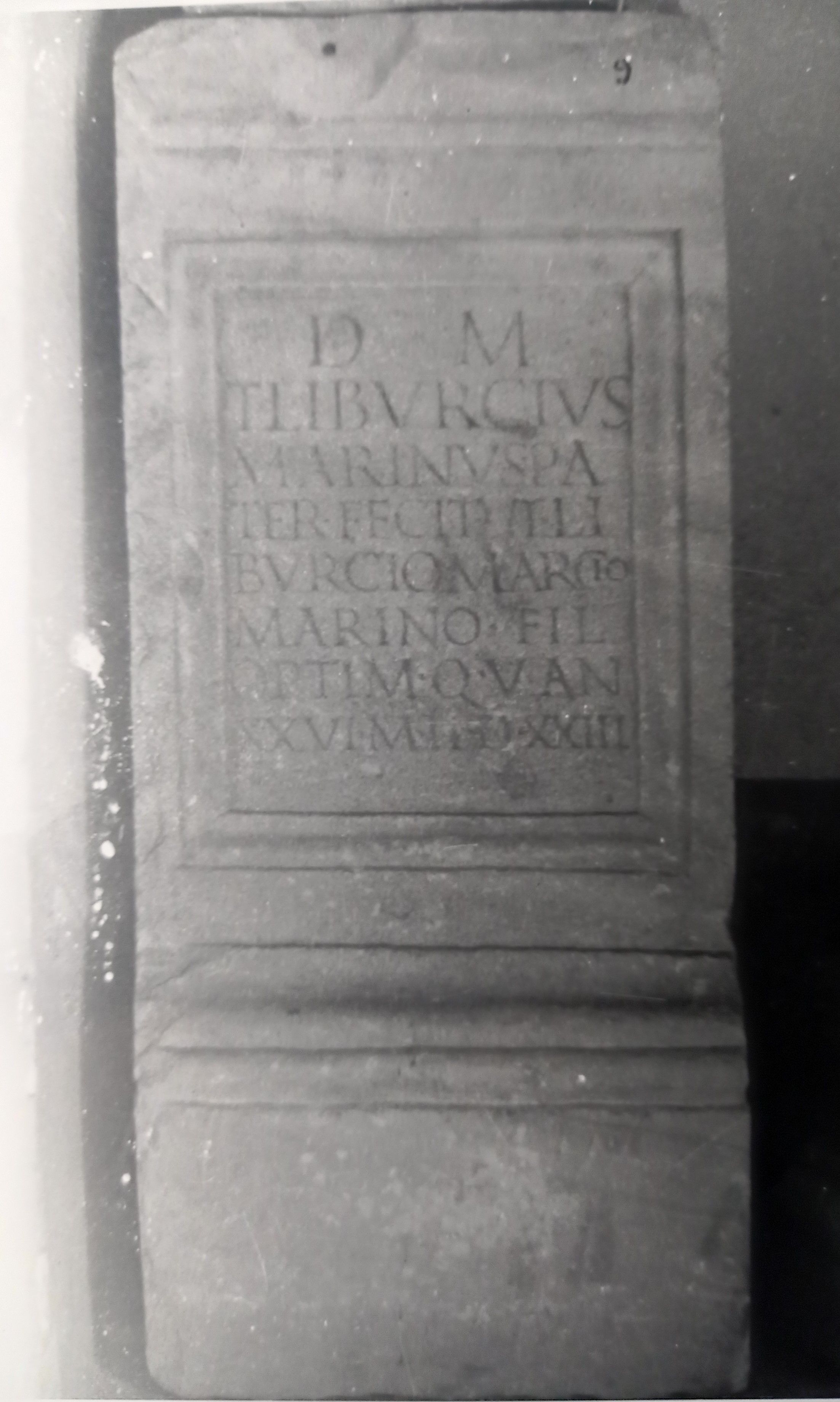 cippo/ funerario, T. Liburcius Marcius Marinus (PERIODIZZAZIONI/ STORIA/ Età antica)