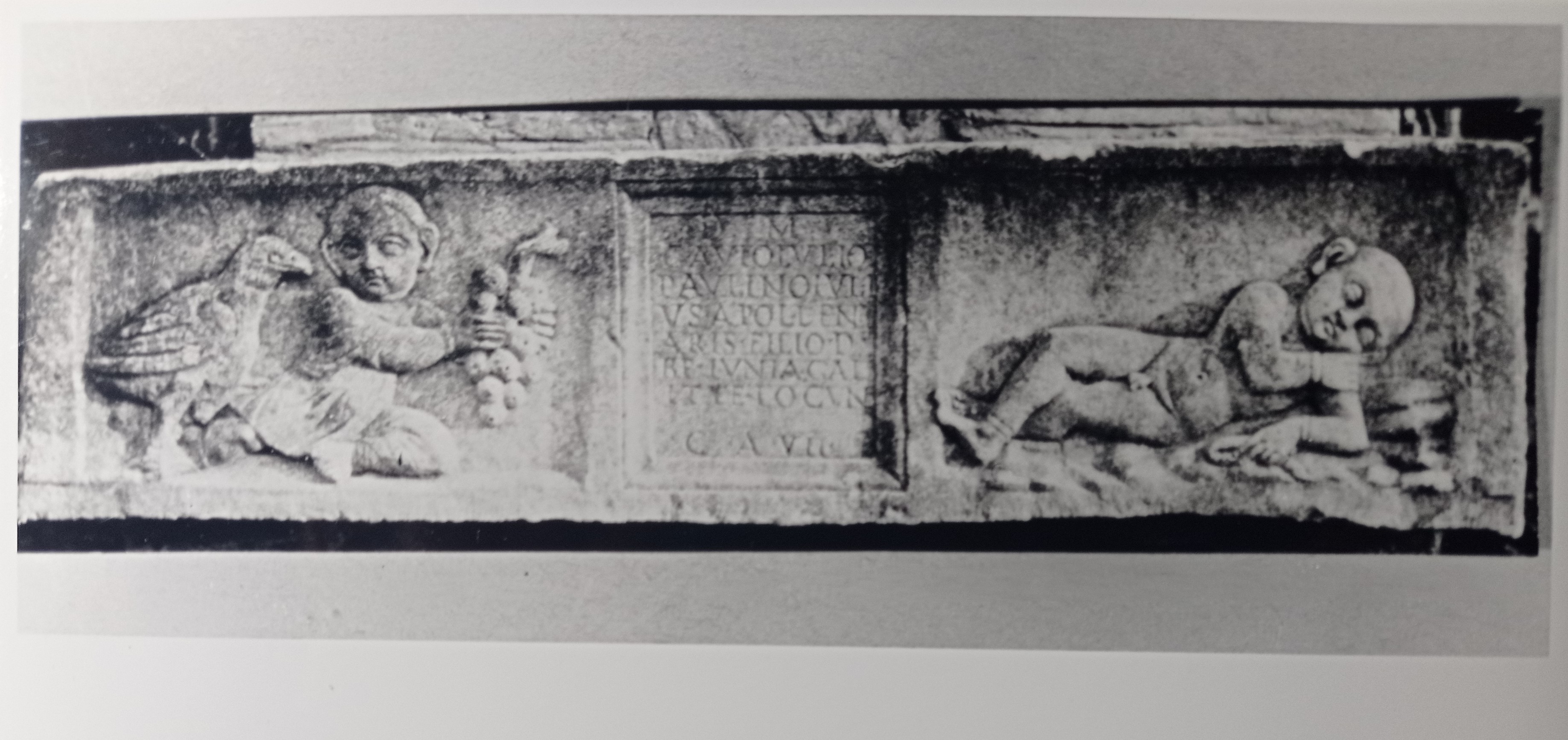 sarcofago/ cassa, Gavius Iulius Paulinus (fine/ inizio SECOLI/ ARCHI DI SECOLI/ II-III)
