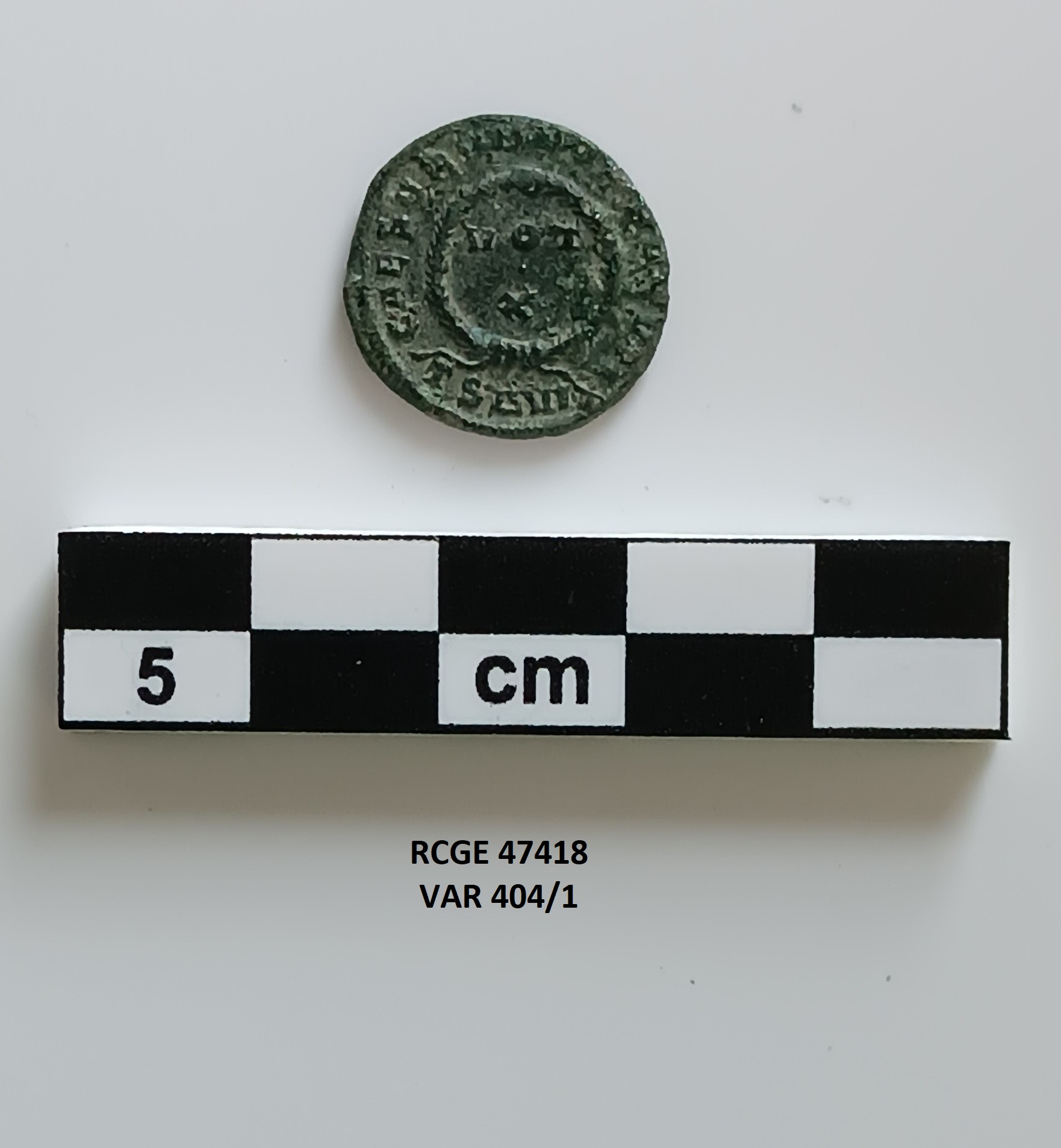 moneta - Follis - ambito romano (prima metà SECOLI/ IV)