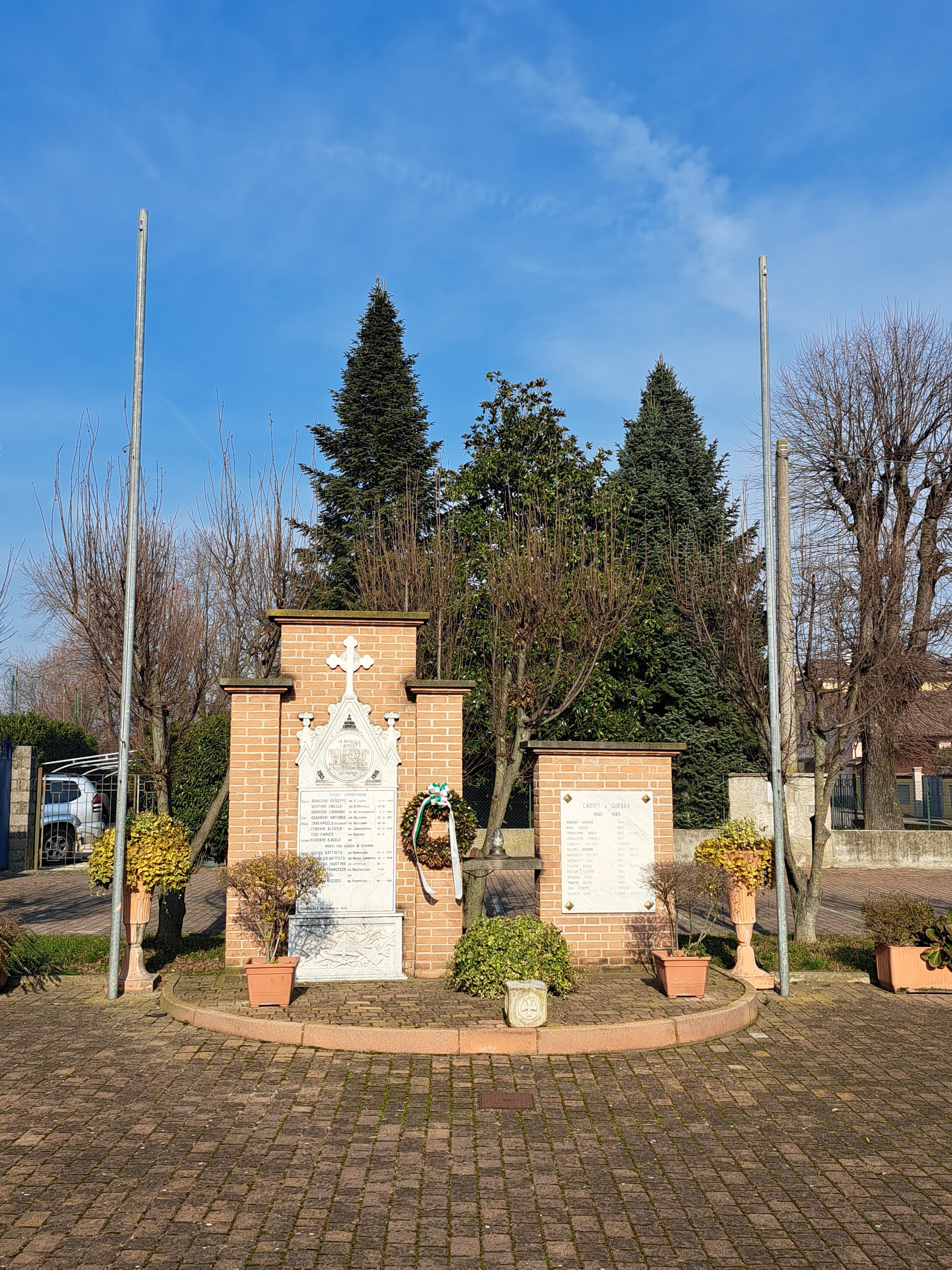 Croce di Cristo (monumento ai caduti - a stele, opera isolata) - ambito bresciano (primo quarto, seconda metà, inizio XX, XX, XXI)