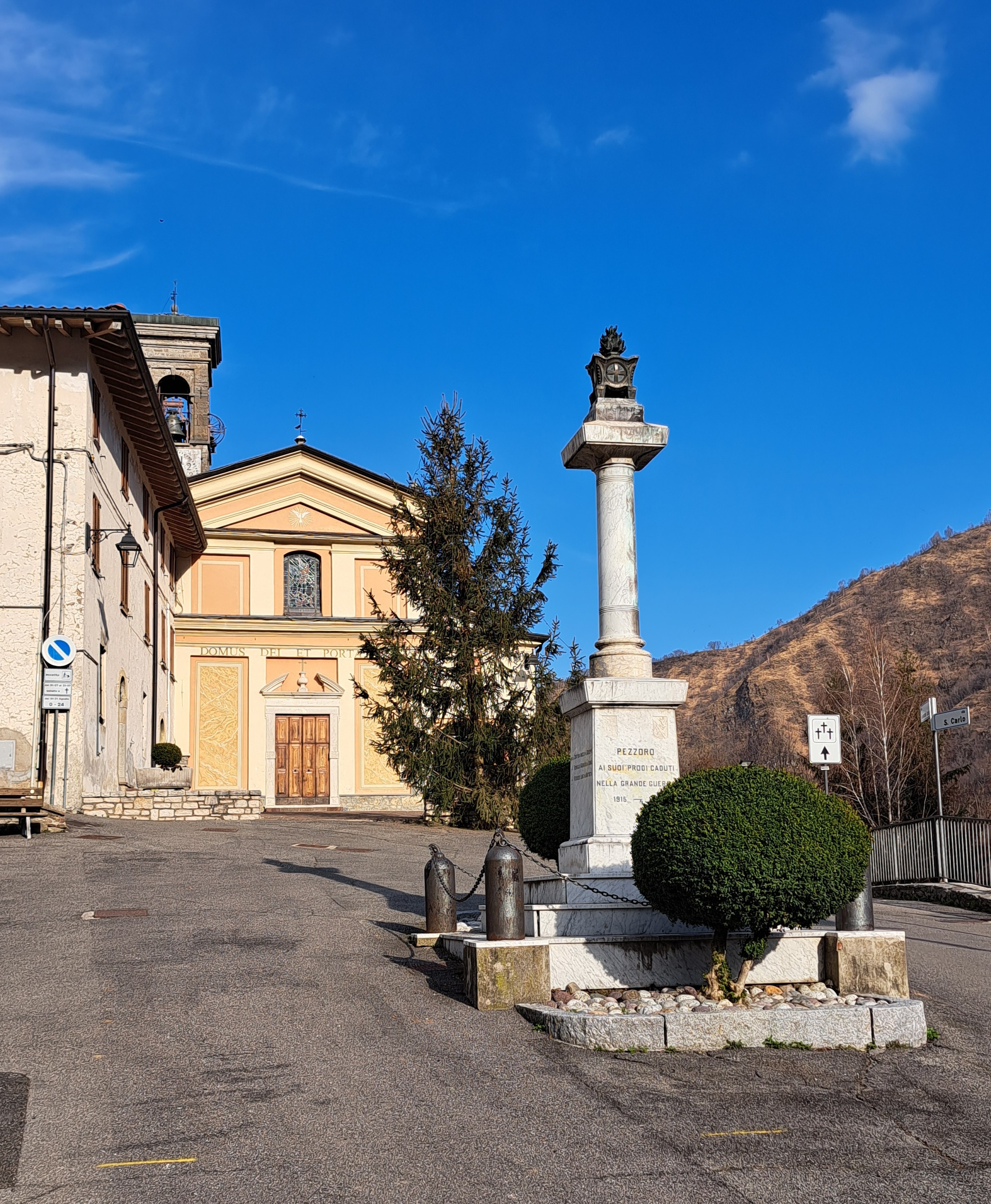 Fiamma del sacrificio (monumento ai caduti - a colonna, opera isolata) - ambito bresciano (secondo quarto, seconda metà XX, XX)