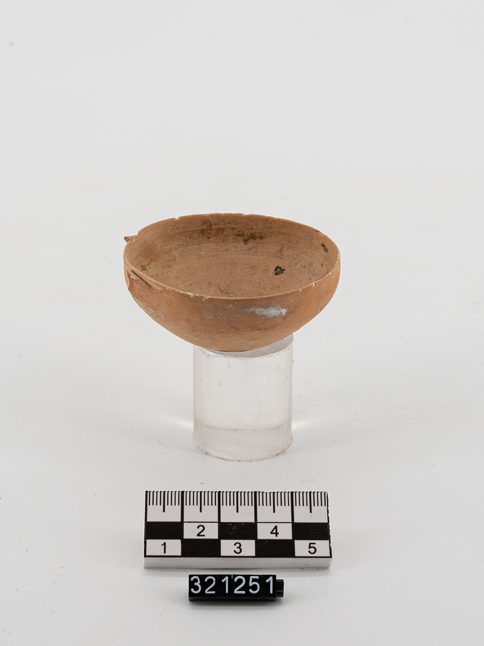 ciotola/ monoansata - produzione magnogreca (ultimo quarto IV a.C)