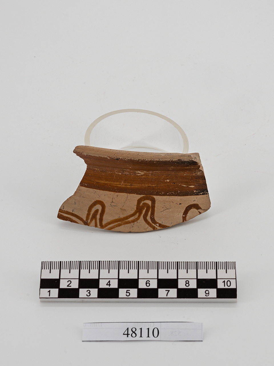 cratere/ orlo - italo-miceneo (PERIODIZZAZIONI/ PROTOSTORIA/ Età del Bronzo/ Età del Bronzo recente)