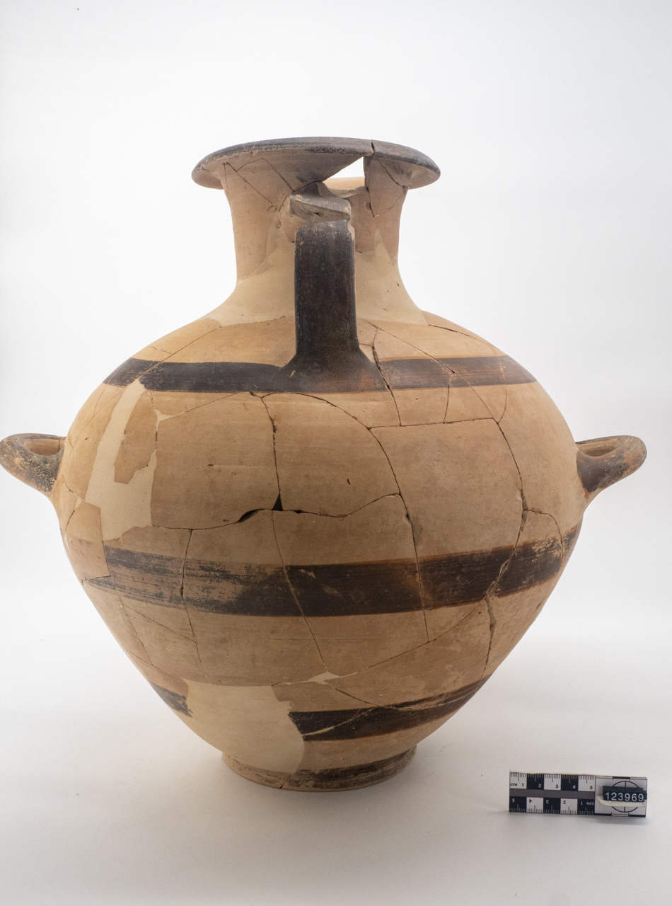 hydria - Ambito coloniale greco (prima metà SECOLI/ VII a.C)