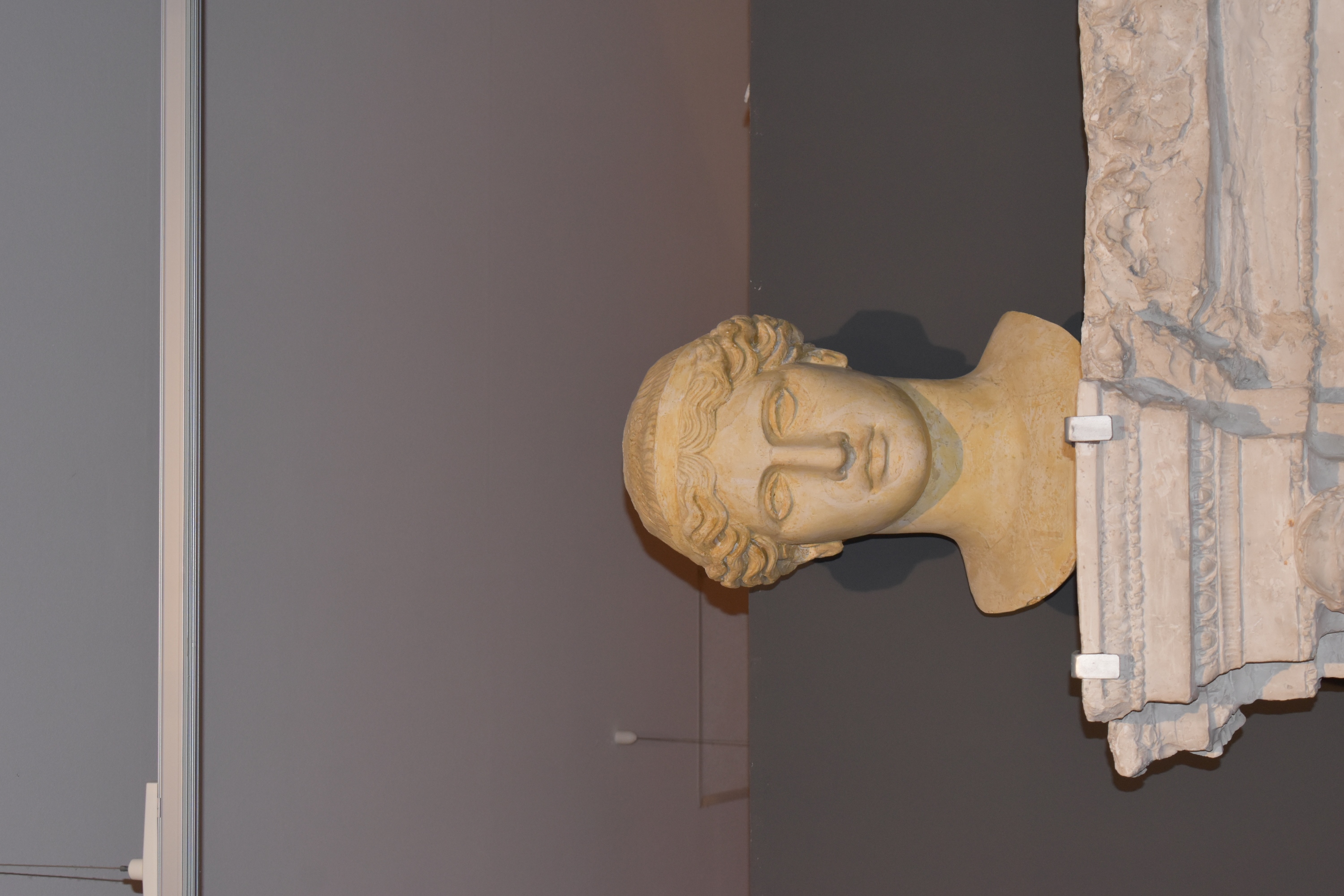 calco dell'Hera Farnese, ritratto d'uomo (scultura, opera isolata) - ambito napoletano (seconda metà sec. XIX)