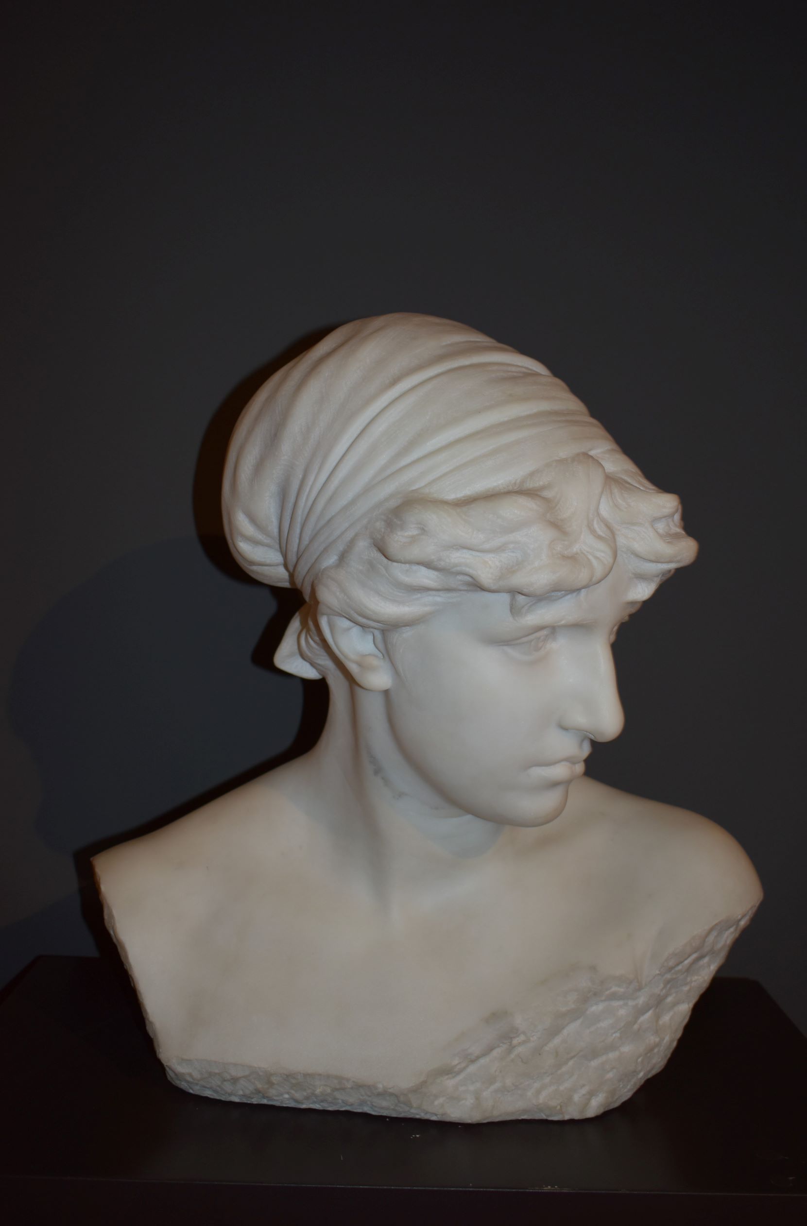 Victa, busto di donna (scultura, opera isolata) di Jerace Francesco (ultimo quarto sec. XIX)